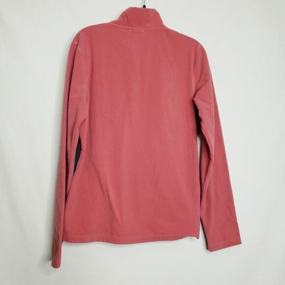 The North Face Dusty Pink & Gray Fleece Quarter Zip Pullover Women's Size Large - Picture 4 of 7